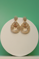 Earings - D5 - Gold - Champagne