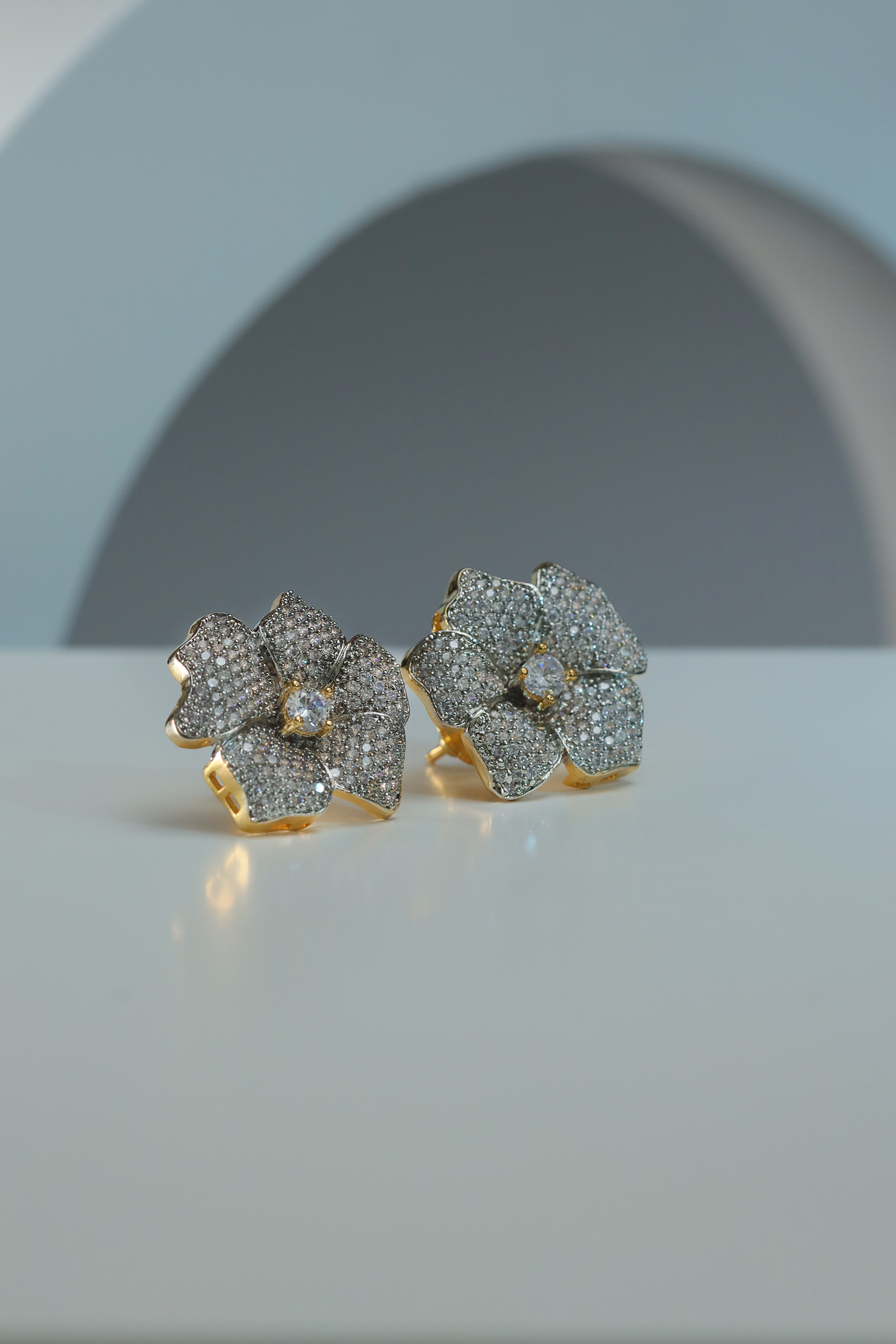 Earings - D3 - Gold - Silver