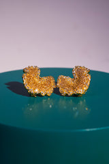 Earings - D30 - Gold - Champagne