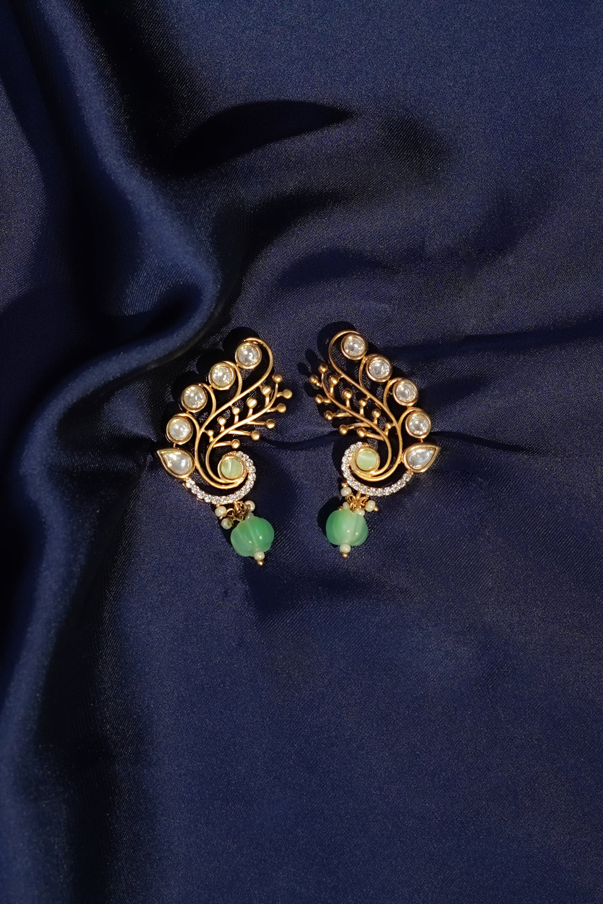 Earings - D24 Gold - Mintgreen