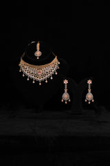 Necklace Set - D102 - Gold - Mintpink