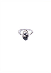 Ring - D55 - Silver - Black