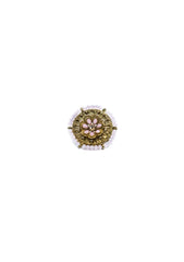 Ring - D200 - Gold - Mint Pink