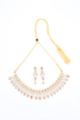 Necklace Set - D28 - Gold - Champagne