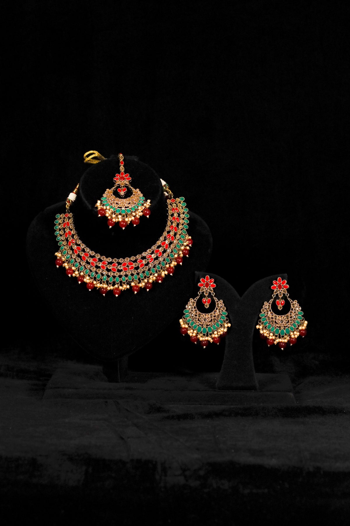 Necklace Set - D50 - Gold - Multi