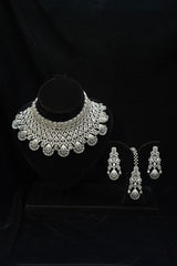 Necklace Set - D113 - Silver