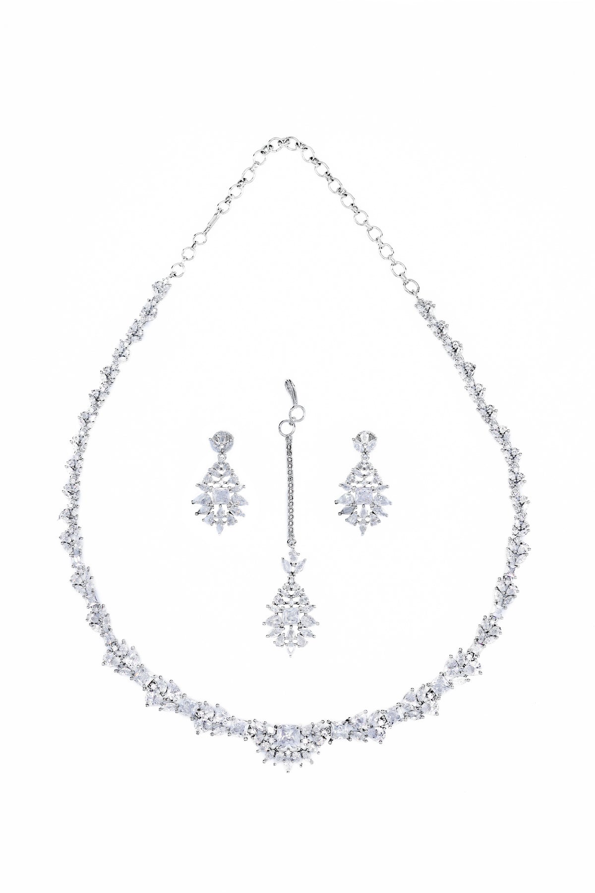 Necklace Set - D2 - Silver