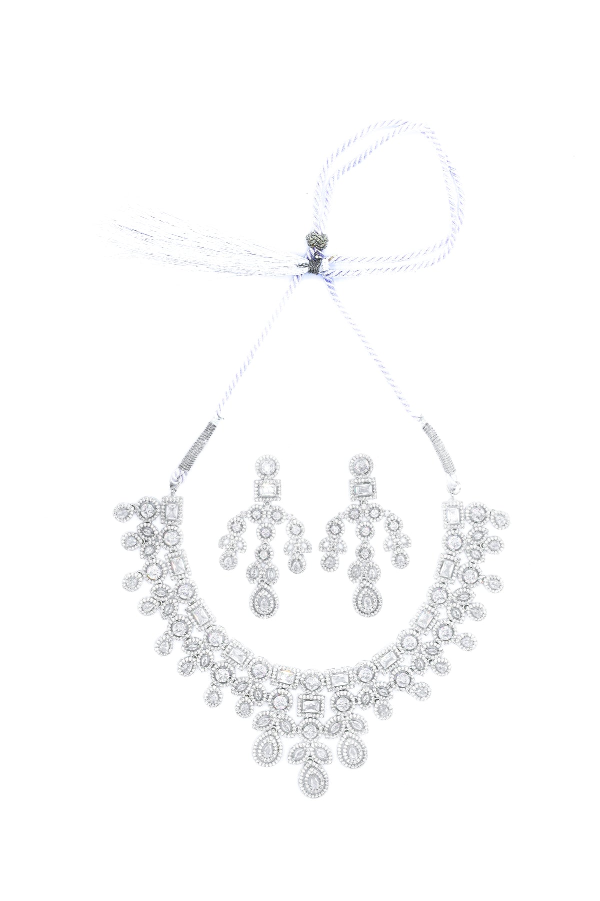 Necklace Set - D31 - Silver